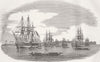 NIGERIA. West Africa. Anchorage, Bonny River 1850 old antique print picture