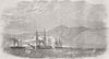 RUSSIA. Attack on Yuzhnaya Ozereevka 1855 old antique vintage print picture