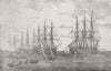 RUSSIA. Kronstadt 1855 old antique vintage print picture