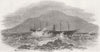 IRELAND. Great Britain Steam-Ship 1846 old antique vintage print picture