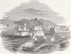 MOROCCO. 1st War. Tangier 1844 old antique vintage print picture
