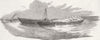 ESSEX. Duchess of Kent wreck, Grays 1852 old antique vintage print picture
