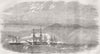 RUSSIA. Attack on Yuzhnaya Ozereevka 1855 old antique vintage print picture