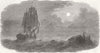 INDIA. Wreck, bay of Bengal-Rescue crew 1854 old antique vintage print picture