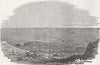 IRELAND. Wreck of Tayleur, from Mainland  1854 old antique print picture