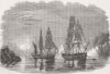 ARCTIC. Midsummer night, Regions 1849 old antique vintage print picture