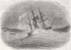 SOUTH AFRICA. Regular abandoned, Cape of Good Hope 1843 old antique print