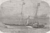 EGYPT. Yacht Cleopatra built for IL Hami Pacha 1858 old antique print picture