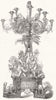 DECORATIVE. The Lawrence Testimonial 1856 old antique vintage print picture