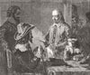 BIOLOGY. Arts-Harvey demonstrating Charles Theory circulation blood 1851 print