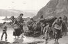 IRELAND. Famine. Collecting seaweed & limpets for food Inishboffin Island 1886