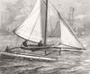 SHIPS. The Duplex Catamaran 1880 old antique vintage print picture