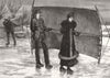 SAILING. Sailing on skates 1880 old antique vintage print picture