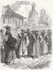 JAPAN. New Year's Fete parade at Yokohama. Merchants of Wards 1872 old print