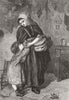 CHILDREN. May I go with you? 1868 old antique vintage print picture