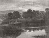 DECORATIVE. The Turner Gold medal Landscape of the Royal Academy 1868 print