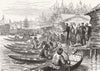 TURKEY. Istanbul as it is. Hiring a Caique 1877 old antique print picture