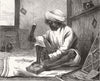 INDIA. A wood carver of Shimla 1877 old antique vintage print picture