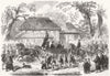 JAPAN.Sketches of Japan.Driving the Gorogio on the Tokaido Road, Yokohama 1866