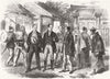 COSTUME. Modern Costumes of Japanese Officers 1866 old antique print picture