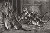 IRELAND. Young Lion cubs at the zoological gardens, Dublin 1886 old print