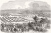 SOUTHAMPTON. The cattle show, Portswood 1844 old antique vintage print picture