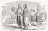CHINA. Nankin Insurgent chiefs and insurgents 1853 old antique print picture