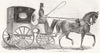 CARRIAGES. The New patent Quartobus cab 1844 old antique vintage print picture