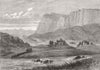 SOUTH AFRICA. The Zulu war. Luneberg and the pongola river 1879 old print