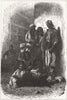 PORTRAITS. Bulgarian Peasants 1876 old antique vintage print picture