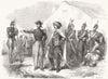 MILITARY.Officier D'Etat Maj;Spahis;Dragoon;Artilleryman;Hussar;Cantiniere 1854