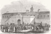 IRELAND. Visit to O'Connell &c, In the Griffith College, Dublin 1844 old print