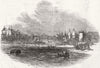 NORTHUMBERLAND. The lady feversham, Tynemouth harbour 1846 old antique print