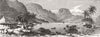 SAMOA. Pango-harbour, Isle of Tutuila 1886 old antique vintage print picture