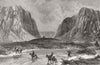 HERI RUD.Afghan Boundary commission.Zulfikar pass.View banks of Heri-Rud 1886