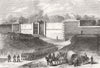 PARIS. By balloon post from Paris. The Porte maillot, or gate of Neuilly 1870