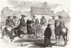 MILITARIA. Japanese cavalry 1863 old antique vintage print picture