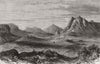 LESOTHO. Thaba Bosigo, the stronghold of Masupha 1880 antique print