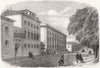 GERMANY. Darmstadt; Palace of Prince Louis Hesse; Charles (father)  1862 print