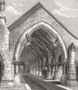 SYDNEY. Receiving-house of the redfern cemetery, near Sydney 1870 old print
