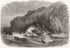 NEW ZEALAND. Wreck of the general grant on the Auckland Islands 1868 old print