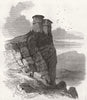 ETHIOPIA. Expedition to Abyssinia. Castle between Mai Wahiz and Ad Abaga 1868
