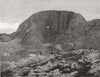 NORWAY. The mountain of Torghatten, Norway 1880 old antique print picture