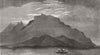 WASHINGTON. Washington rock Island of St Vincent 1880 old antique print