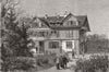 AUSTRIA. The Villa Hohenlohe, where Her Majesty is staying 1880 old print
