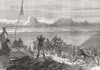 AFGHANISTAN. The Afghan war. first view of Kandahar 1879 old antique print