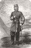 US AMERICAN CIVIL WAR.Col 4th Rgt European Brigade Confederate Army 1862 print