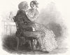 LONDON. Keeley, Ned & Mrs, Sally Dustman's Belle Surrey theatre c1847 print