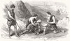 SHAKESPEARE. Scene from Cymbeline, at Sadler's wells theatre 1817 old print