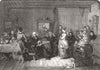 CHRISTIANITY. Presbyterian Catechising 1847 old antique vintage print picture